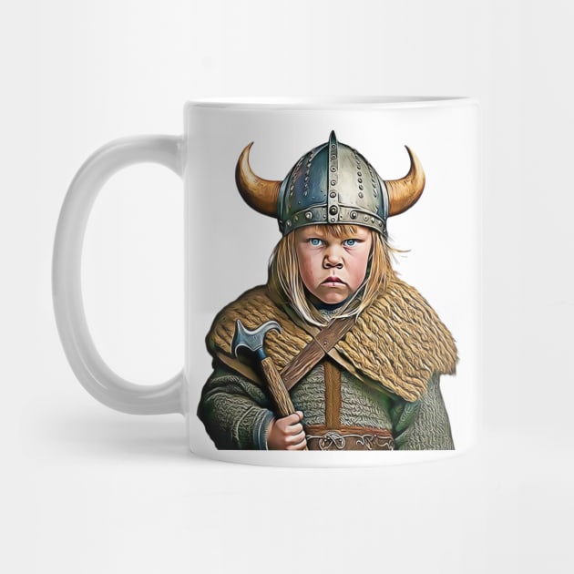 Viking Child Young Viking Warrior by Unboxed Mind of J.A.Y LLC 